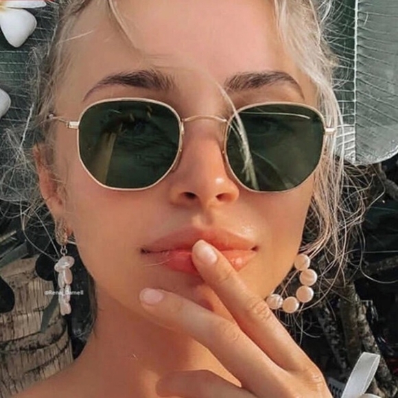 RayBan Hexagonal RB3548N Green Lenses New - Picture 13 of 13